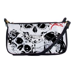 Skull Love Affair Evening Bag by vividaudacity