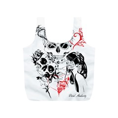 Skull Love Affair Reusable Bag (s) by vividaudacity