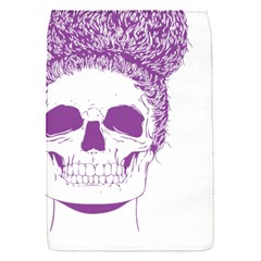 Purple Skull Bun Up Removable Flap Cover (small) by vividaudacity