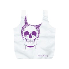 Purple Skull Bun Up Reusable Bag (s) by vividaudacity