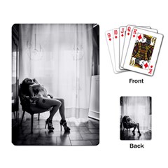 Silvia Playing Cards Single Design by tmilovich