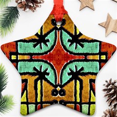 Lap Star Ornament (two Sides) by dflcprints