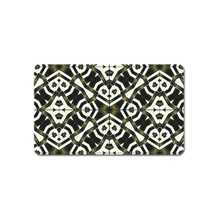 Abstract Geometric Modern Pattern  Magnet (Name Card)