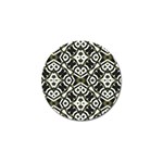 Abstract Geometric Modern Pattern  Golf Ball Marker Front