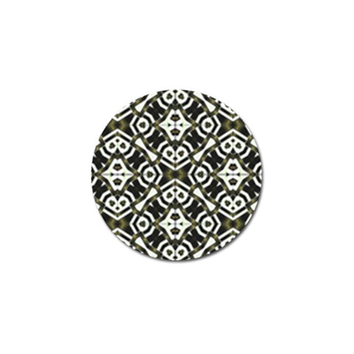 Abstract Geometric Modern Pattern  Golf Ball Marker