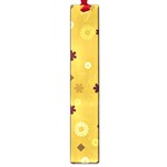 Abstract Geometric Shapes Design in Warm Tones Large Bookmark Front