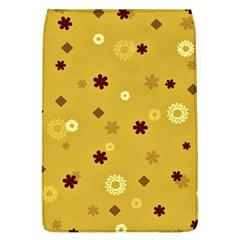 Abstract Geometric Shapes Design In Warm Tones Removable Flap Cover (large) by dflcprints