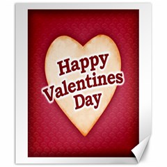 Heart Shaped Happy Valentine Day Text Design Canvas 20  X 24  (unframed) by dflcprints