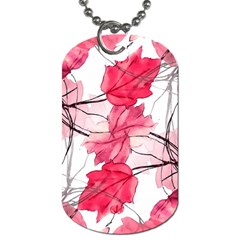 Floral Print Swirls Decorative Design Dog Tag (one Sided) by dflcprints