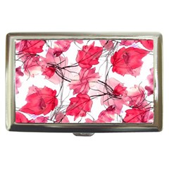 Floral Print Swirls Decorative Design Cigarette Money Case by dflcprints