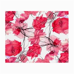 Floral Print Swirls Decorative Design Glasses Cloth (small) by dflcprints