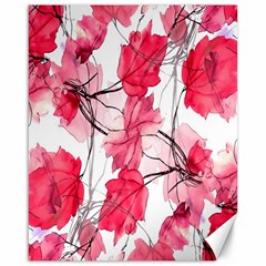 Floral Print Swirls Decorative Design Canvas 16  X 20  (unframed) by dflcprints