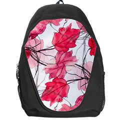 Floral Print Swirls Decorative Design Backpack Bag by dflcprints