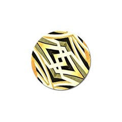 Art Print Tribal Style Pattern Golf Ball Marker by dflcprints