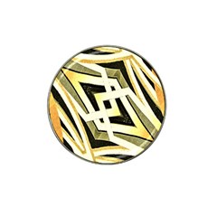 Art Print Tribal Style Pattern Golf Ball Marker (for Hat Clip) by dflcprints