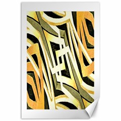 Art Print Tribal Style Pattern Canvas 24  X 36  (unframed) by dflcprints