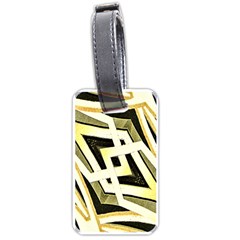 Art Print Tribal Style Pattern Luggage Tag (one Side)