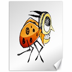 Funny Bug Running Hand Drawn Illustration Canvas 18  X 24  (unframed) by dflcprints