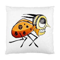 Funny Bug Running Hand Drawn Illustration Cushion Case (two Sided)  by dflcprints