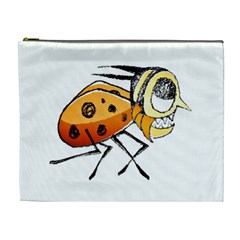 Funny Bug Running Hand Drawn Illustration Cosmetic Bag (xl) by dflcprints