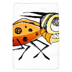 Funny Bug Running Hand Drawn Illustration Removable Flap Cover (small) by dflcprints