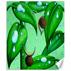 Playing In The Rain Canvas 8  X 10  (unframed) by retz