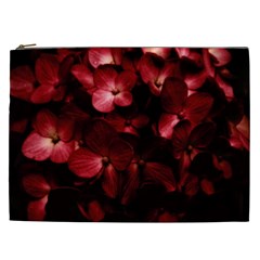 Red Flowers Bouquet In Black Background Photography Cosmetic Bag (xxl) by dflcprints