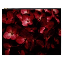 Red Flowers Bouquet In Black Background Photography Cosmetic Bag (xxxl) by dflcprints