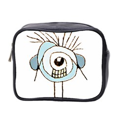 Cute Weird Caricature Illustration Mini Travel Toiletry Bag (two Sides) by dflcprints