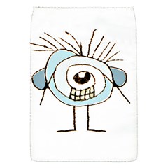 Cute Weird Caricature Illustration Removable Flap Cover (small) by dflcprints