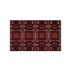 Tribal Ornate Geometric Pattern Sticker (rectangle) by dflcprints