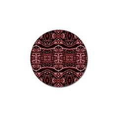 Tribal Ornate Geometric Pattern Golf Ball Marker by dflcprints