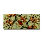 Floral Motif Print Pattern Collage Hand Towel Front