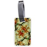 Floral Motif Print Pattern Collage Luggage Tag (One Side) Front