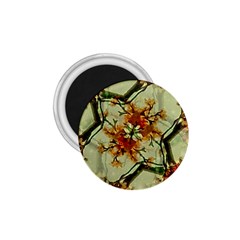 Floral Motif Print Pattern Collage 1 75  Button Magnet by dflcprints