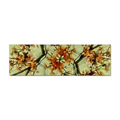 Floral Motif Print Pattern Collage Bumper Sticker by dflcprints