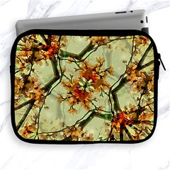 Floral Motif Print Pattern Collage Apple Ipad Zippered Sleeve by dflcprints