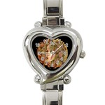 Organic Planet Heart Italian Charm Watch  Front