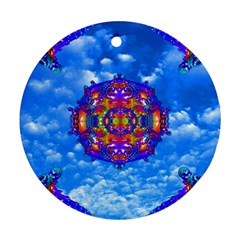 Sky Horizon Round Ornament by icarusismartdesigns