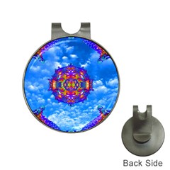 Sky Horizon Hat Clip with Golf Ball Marker