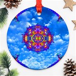 Sky Horizon Round Ornament (Two Sides) Front