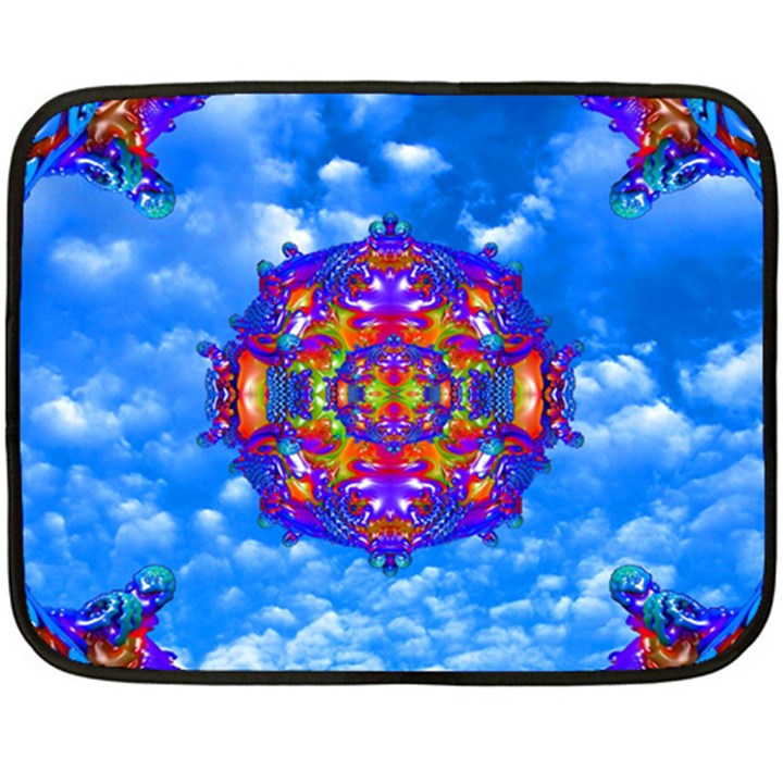 Sky Horizon Mini Fleece Blanket (Two Sided)