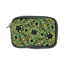 Luxury Abstract Golden Grunge Art Coin Purse by dflcprints