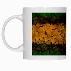 Tribal Floral Pattern White Coffee Mug by dflcprints