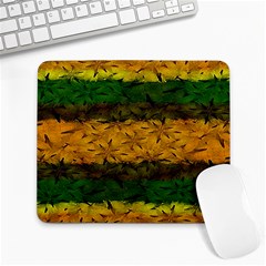 Tribal Floral Pattern Large Mouse Pad (rectangle) by dflcprints