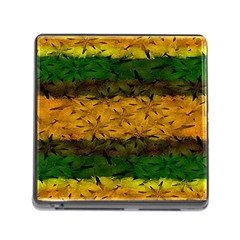 Tribal Floral Pattern Memory Card Reader With Storage (square) by dflcprints