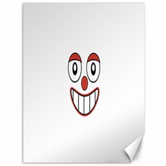 Happy Clown Cartoon Drawing Canvas 36  X 48  (unframed) by dflcprints