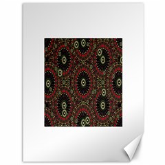 Digital Abstract Geometric Pattern In Warm Colors Canvas 36  X 48  (unframed) by dflcprints