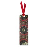 Digital Abstract Geometric Pattern in Warm Colors Small Bookmark Front