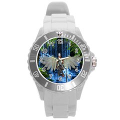 Magic Sword Plastic Sport Watch (large) by icarusismartdesigns